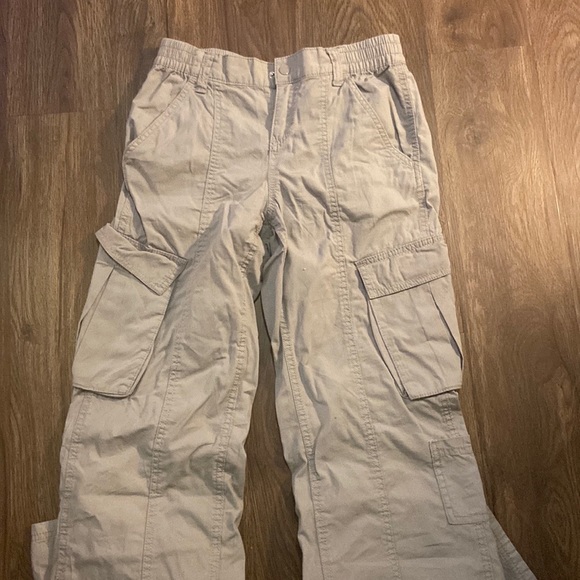 Grey cargo pants mid rise - Picture 2 of 4